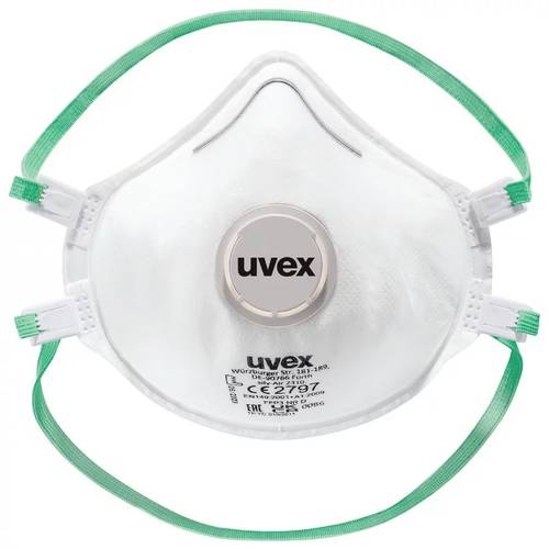 Uvex silv-Air classic 2310 8762313 Feinstaubmaske mit Ventil FFP3 15 St. EN 149:2001 + A1:2009 DIN 1 von Uvex