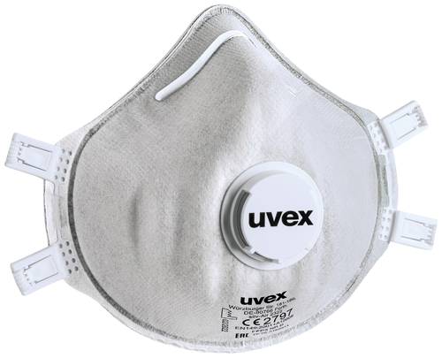 Uvex silv-Air class.2322 8762322 Feinstaubmaske mit Ventil FFP3 15 St. EN 149:2001 + A1:2009 DIN 149 von Uvex