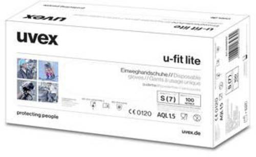 Uvex u-fit lite 6059707 100 St. Einweghandschuh Größe (Handschuhe): S EN 374 von Uvex