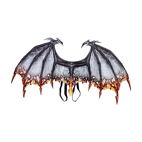 UxicRuya Dinosaurier Flügel, Drachen Kostüm, Karneval, Festival, Vliesstoff, für Kinder, Rollenspiele, Anzieh Requisiten, Dinosaurier Flügel, Partyzubehör, UxicRuya Dinosaurier Flügel, Drachen Kostüm, Karneval, Festival, Vliesstoff, für Kinder, Rollenspiele, Anzieh Requisiten, Dinosaurier Flügel, Partyzubehör, von UxicRuya