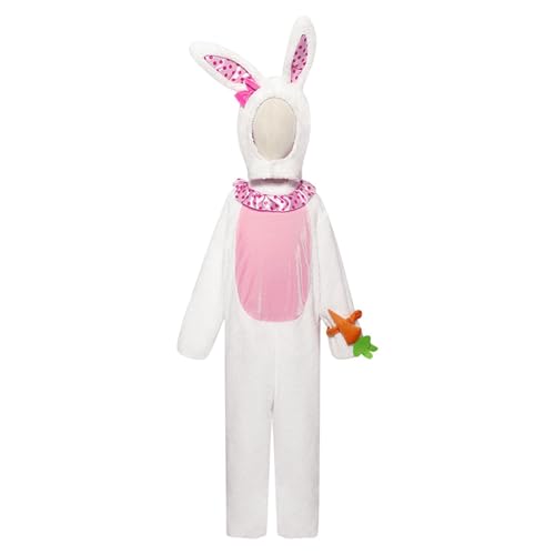 UxicRuya Kinder Häschen Kostüm, Schöner, Lustiger Geschenk Overall für Die Feiertags Geburtstagsfeier, M von UxicRuya