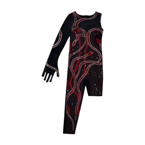 UxicRuya Kinder Halloween Kostüm Kleid Verkleidetes Spielspiel, L von UxicRuya