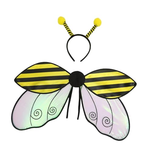 UxicRuya Kinderflügel mit Stirnband, Kostüm für Spiel, Karneval, Bühne, Theater, Gelb UxicRuya Kinderflügel mit Stirnband, Kostüm für Spiel, Karneval, Bühne, Theater, Gelb von UxicRuya