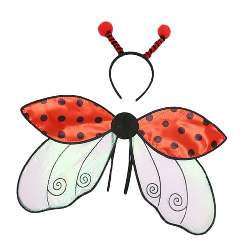 UxicRuya Kinderflügel mit Stirnband, Kostüm für Spiel, Karneval, Bühne, Theater, Rot UxicRuya Kinderflügel mit Stirnband, Kostüm für Spiel, Karneval, Bühne, Theater, Rot von UxicRuya