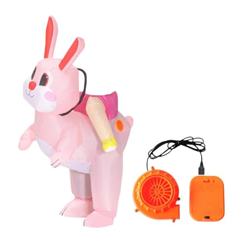 UxicRuya Ostern Aufblasbare Kostümkostüm Hase Folgt für Die Leistung Der Performance Szene, für Kinder von UxicRuya