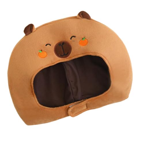 UxicRuya Plüsch Kopfbedeckung Hut Capybara Kappe für Cosplay Maskerade Party Favor von UxicRuya