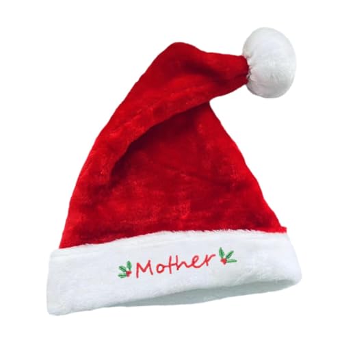 UxicRuya Plüsch Weihnachtsmütze, Bequeme Weihnachtsmütze, Neuheit, Dicke Weihnachts Partymütze für Den Winter, Mutter UxicRuya Plüsch Weihnachtsmütze, Bequeme Weihnachtsmütze, Neuheit, Dicke Weihnachts Partymütze für Den Winter, Mutter von UxicRuya
