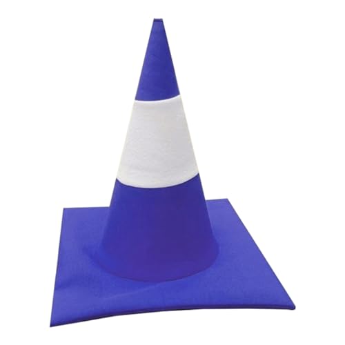 UxicRuya Verkehrskegelhut Baukegelhut für Karnevals-Mottoparty, Blau von UxicRuya