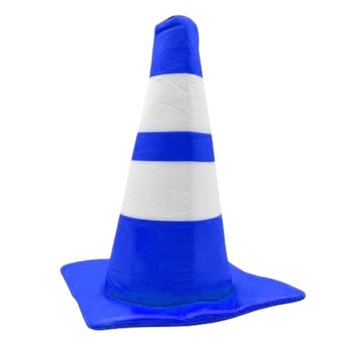 UxicRuya Verkehrskegelhut Baukegelhut für Karnevals-Mottoparty, Blaue Kuppel von UxicRuya