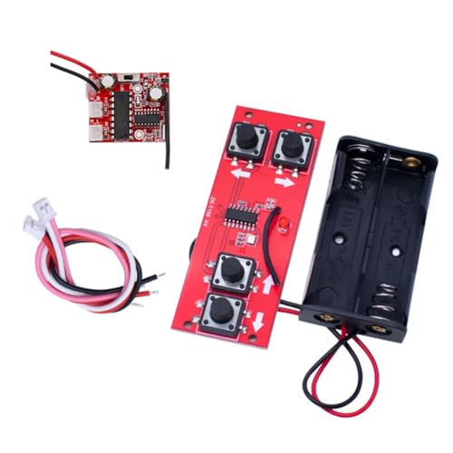 Uxsjakjsd 4-Kanal 2,4G Wireless-Fernbedienungsempfänger-Set für Modellspielzeugauto, Modellboot Uxsjakjsd 4-Kanal 2,4G Wireless-Fernbedienungsempfänger-Set für Modellspielzeugauto, Modellboot von Uxsjakjsd