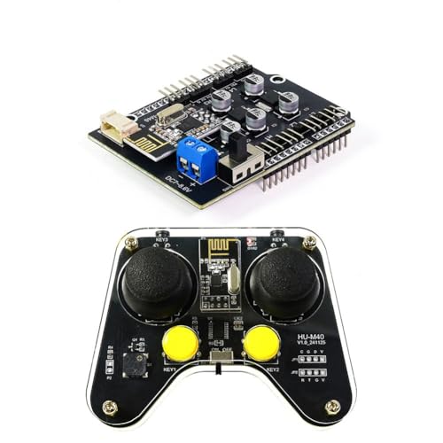 Uxsjakjsd 8 Kanal PWM Servo Drive Expansion Board mit 2,4G Fernbedienung in Bord 2,4 G Empfänger für die Roboterarmsteuerung von Uxsjakjsd