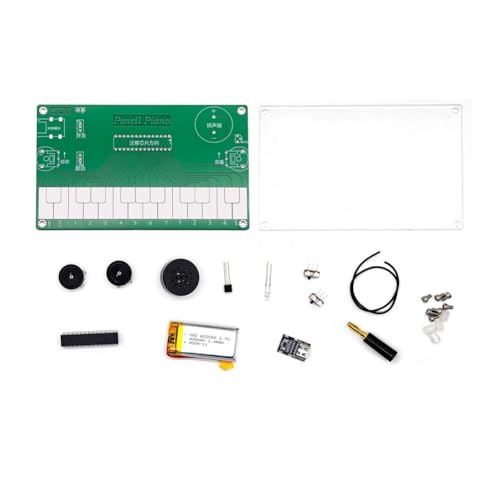 Uxsjakjsd Elektronisches Klavier DIY Kit Bleistift Klavier Lötpraxis Set Typ-C Lading für Kinder Erwachsene Musikfan-Enthusiasten A von Uxsjakjsd