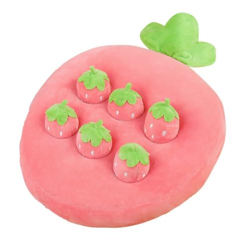 Uxsjakjsd Erdbeer-Plüschtiere, Cartoon, Happy Fruit Park, Kissen, Erdbeerpflücker, Puppen, 32 X 32 cm Uxsjakjsd Erdbeer-Plüschtiere, Cartoon, Happy Fruit Park, Kissen, Erdbeerpflücker, Puppen, 32 X 32 cm von Uxsjakjsd