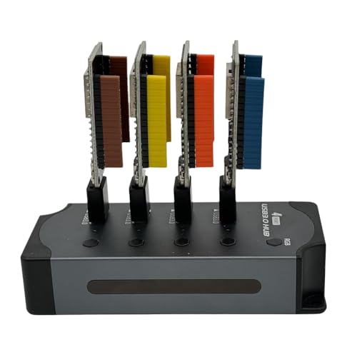 Uxsjakjsd NerdMiner Hub 1500KH/S Solo Lottery Miner 4X370KH/S Miner -Kit Bitcoin BTC Miner Asic Mining Krypto-Mining-Station von Uxsjakjsd