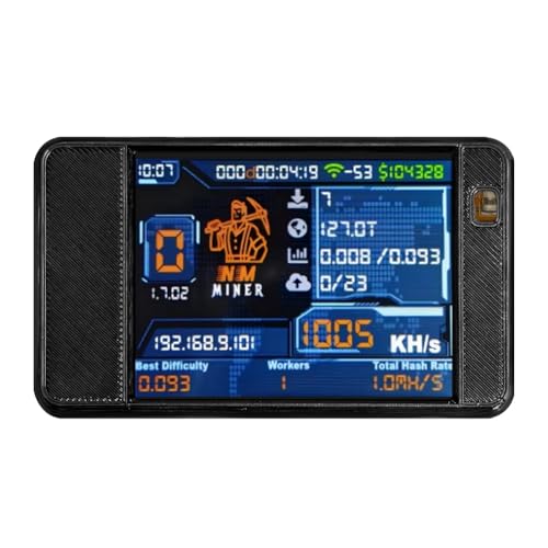 Uxsjakjsd Nmminer NerdMiner Upgrade 992 /S Hashrate ESP32-2432S028 2.8-Display Farbenfrohe Gehäuse Bitcoin Solo Lotterie Miner A. von Uxsjakjsd