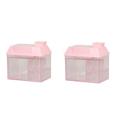 Uxsjakjsd Small House Design Transparent Desktop Storage Box Cosmetic Organizer Penhalter mit Schubladen für Schüler und Heimgebrauch Uxsjakjsd Small House Design Transparent Desktop Storage Box Cosmetic Organizer Penhalter mit Schubladen für Schüler und Heimgebrauch von Uxsjakjsd