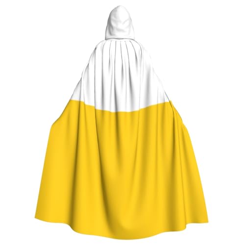 Uyhhgqw Die schlesische Flagge Halloween Hexenkostüm Herren Damen Kapuzenumhang Horror Horror Halloween Kostüm Cosplay Kostüm von Uyhhgqw