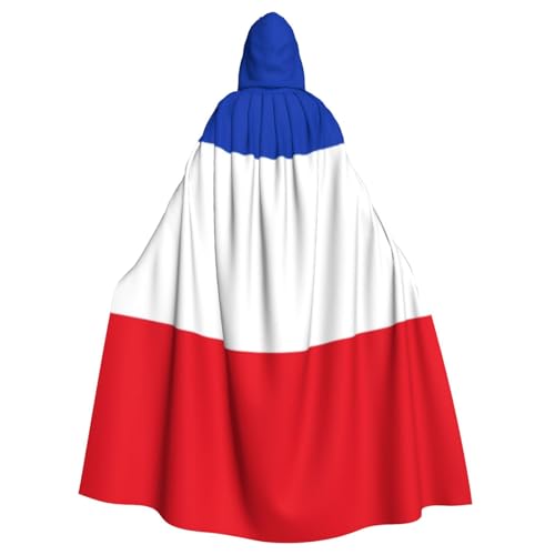 Uyhhgqw Flagge des Kantons Schleswig-Holstein Halloween Hexenkostüm Herren Damen Kapuzenumhang Horror Horror Halloween Kostüm Cosplay Kostüm von Uyhhgqw