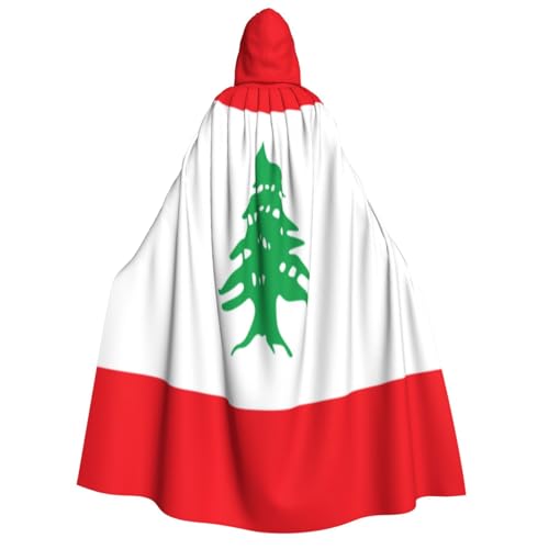 Uyhhgqw Flagge des Libanon Halloween Hexenkostüm Herren Damen Kapuzenumhang Horror Horror Halloween Kostüm Cosplay Kostüm Uyhhgqw Flagge des Libanon Halloween Hexenkostüm Herren Damen Kapuzenumhang Horror Horror Halloween Kostüm Cosplay Kostüm von Uyhhgqw