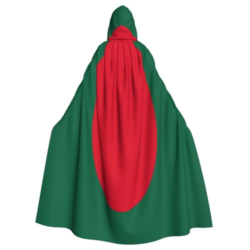 Uyhhgqw Flagge von Bangladesch Halloween Hexenkostüm Herren Damen Kapuzenumhang Horror Horror Halloween Kostüm Cosplay Kostüm von Uyhhgqw