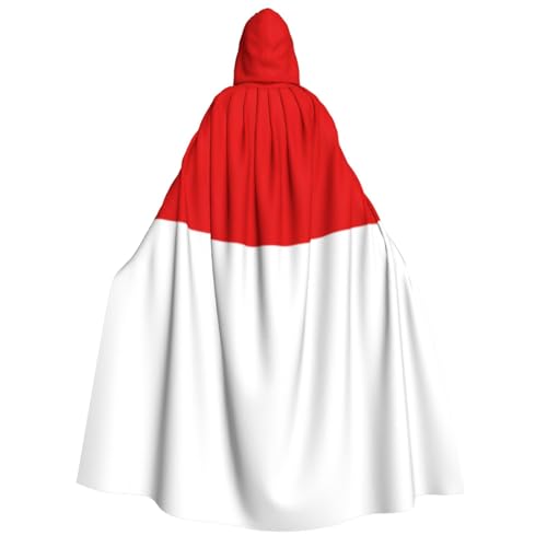 Uyhhgqw Flagge von Hessen Halloween Hexenkostüm Herren Damen Kapuzenumhang Horror Horror Halloween Kostüm Cosplay Kostüm von Uyhhgqw