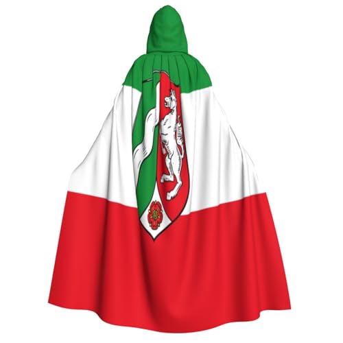 Uyhhgqw Flagge von Nordrhein Westfalen Halloween Hexenkostüm Herren Damen Kapuzenumhang Horror Horror Halloween Kostüm Cosplay Kostüm Uyhhgqw Flagge von Nordrhein Westfalen Halloween Hexenkostüm Herren Damen Kapuzenumhang Horror Horror Halloween Kostüm Cosplay Kostüm von Uyhhgqw