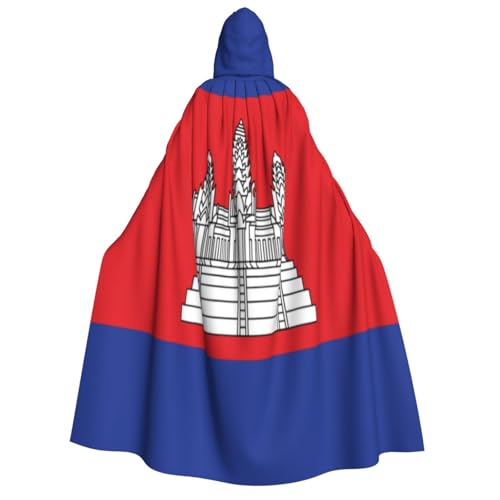 Uyhhgqw Kambodscha Flagge Halloween Hexenkostüm Herren Damen Kapuzenumhang Horror Horror Halloween Kostüm Cosplay Kostüm Uyhhgqw Kambodscha Flagge Halloween Hexenkostüm Herren Damen Kapuzenumhang Horror Horror Halloween Kostüm Cosplay Kostüm von Uyhhgqw