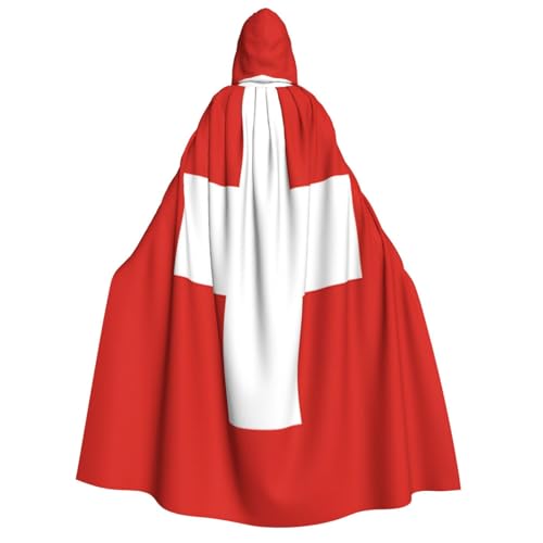 Uyhhgqw Schweizer Flagge Halloween Hexenkostüm Herren Damen Kapuzenumhang Horror Horror Halloween Kostüm Cosplay Kostüm Uyhhgqw Schweizer Flagge Halloween Hexenkostüm Herren Damen Kapuzenumhang Horror Horror Halloween Kostüm Cosplay Kostüm von Uyhhgqw
