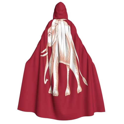 Uyhhgqw Siamesische Souveränität Flagge Halloween Hexenkostüm Herren Damen Kapuzenumhang Horror Horror Halloween Kostüm Cosplay Kostüm von Uyhhgqw