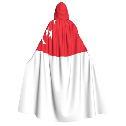 Uyhhgqw Singapur Flagge Halloween Hexenkostüm Herren Damen Kapuzenumhang Horror Horror Halloween Kostüm Cosplay Kostüm Uyhhgqw Singapur Flagge Halloween Hexenkostüm Herren Damen Kapuzenumhang Horror Horror Halloween Kostüm Cosplay Kostüm von Uyhhgqw