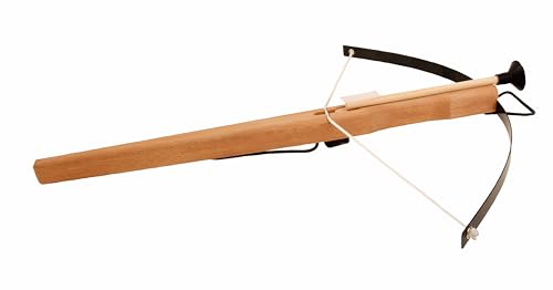 V A H - Mittelalterliche Kinder-Jagd-Armbrust inkl. 3 Sicherheitspfeilen [Geschichte spielend erleben | Stabil aus Federstahl und Buche | Echtes Handwerk | Made in Germany] von V A H