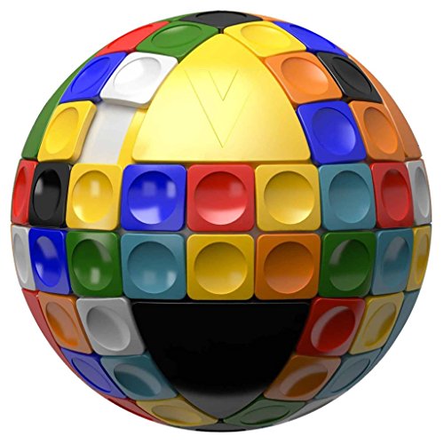 V-Cube 25164 V V-Sphere Sliding Tile Puzzle Ball, Multi-Coloured von GIGAMIC
