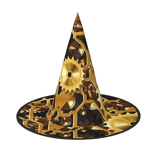 VAGILO Clock Gear Neuheit Themenhut - Ultimativer Halloween-Hut, vielseitiger Partyhut, bequemer Dress Up Hut & Cosplay Hut, kreatives Halloween-Kostüm & dekorativer Hut von VAGILO
