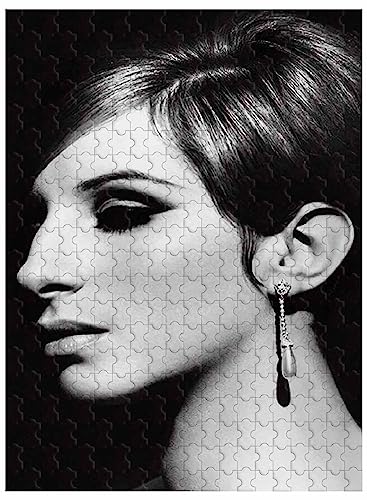 Für Erwachsene, 1000 Teile Holzpuzzle, Sängerin Barbra Streisand Foto 75 * 50cm von VAKUUM