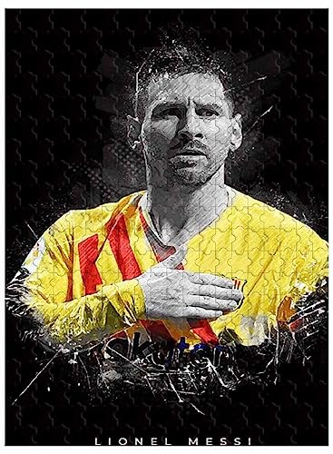 Für Erwachsene, 1000 Teile Holzpuzzle, Wanddekoration, Lionel Messi Fußballsportbild 75 * 50cm Für Erwachsene, 1000 Teile Holzpuzzle, Wanddekoration, Lionel Messi Fußballsportbild 75 * 50cm von VAKUUM