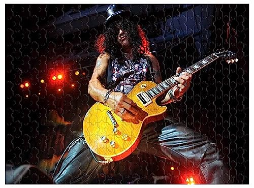 Für Erwachsene, 1000 Teile Holzpuzzle, Wanddekoration, Slash Guns and Roses Rockmusik-Bild75*50cm Für Erwachsene, 1000 Teile Holzpuzzle, Wanddekoration, Slash Guns and Roses Rockmusik-Bild75*50cm von VAKUUM