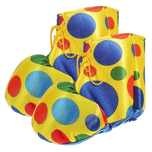 VALICLUD 1 Paar Bunte Clownschuhe Für Erwachsene Requisiten Fliege Cosplay Kopfbedeckung Kostüm Clownmaske Halloween Schuhe Erwachsenenkostüm Clowns Halloween Kostüm Herren VALICLUD 1 Paar Bunte Clownschuhe Für Erwachsene Requisiten Fliege Cosplay Kopfbedeckung Kostüm Clownmaske Halloween Schuhe Erwachsenenkostüm Clowns Halloween Kostüm Herren von VALICLUD