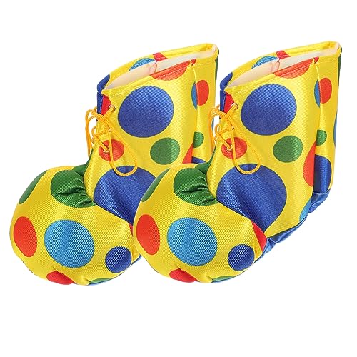 VALICLUD 1 Paar Bunte Dot Clown Schuhe Für Erwachsene Requisiten Kostüm Erwachsene Herren Clwon Chaussure Poncho Zubehör Clown Schuhe Damen Halloween Kostüme Für Erwachsene VALICLUD 1 Paar Bunte Dot Clown Schuhe Für Erwachsene Requisiten Kostüm Erwachsene Herren Clwon Chaussure Poncho Zubehör Clown Schuhe Damen Halloween Kostüme Für Erwachsene von VALICLUD