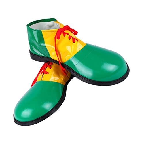 VALICLUD 1 Paar halloween schuhe fasching zubehör Zirkus-Clown-Schuhe Unisex-Clownschuhe Clownschuhe für Halloween Clown-Anziehschuhe Universal- Kleidung Männer und Frauen von VALICLUD