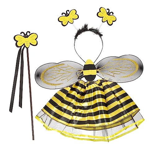VALICLUD Flügel Kinder 1 Satz Bienen-cosplay-zubehör Bienenaufkleber Bienenanzug Bienendekor Bienenkostüm Leistungsbienenflügel Feenflügel Biene Cosplay Stirnband Kinderkostüm Stoff VALICLUD Flügel Kinder 1 Satz Bienen-cosplay-zubehör Bienenaufkleber Bienenanzug Bienendekor Bienenkostüm Leistungsbienenflügel Feenflügel Biene Cosplay Stirnband Kinderkostüm Stoff von VALICLUD