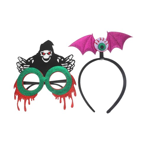 VALICLUD 1 Satz Cosplay-Kopfschmuck-Requisite Halloween-Partygeschenke Augapfel-Stirnband Teufel Stirnband Halloween-Kopfbedeckung Party-Cosplay-Accessoires das Haustier von VALICLUD