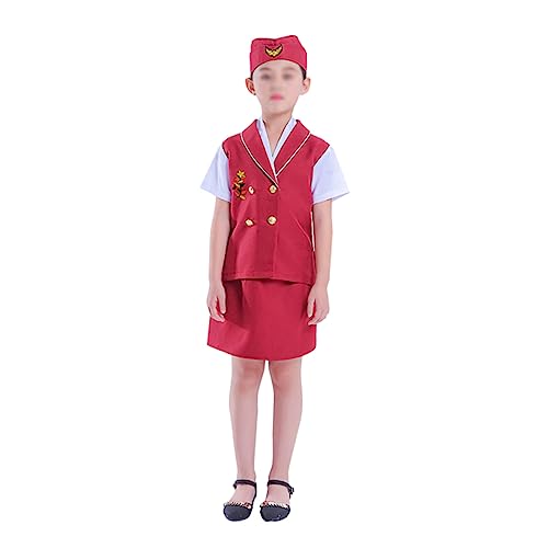 VALICLUD 1 Satz Cosplay Stewardess Pilot haben Jungenkostüm Flugzeug Kostüm Raupe Performance-Kleidung Cosplay-Zubehör Rollenspielkostüm für VALICLUD 1 Satz Cosplay Stewardess Pilot haben Jungenkostüm Flugzeug Kostüm Raupe Performance-Kleidung Cosplay-Zubehör Rollenspielkostüm für von VALICLUD