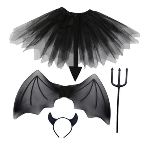 VALICLUD 1 Satz Dämonen flügel Set Kinderkostüme halloween dekoration halloween kinderparty Make-up-Set schminkset Party-Dress-Up-Rock Performance-Kostüm für Plastik VALICLUD 1 Satz Dämonen flügel Set Kinderkostüme halloween dekoration halloween kinderparty Make-up-Set schminkset Party-Dress-Up-Rock Performance-Kostüm für Plastik von VALICLUD
