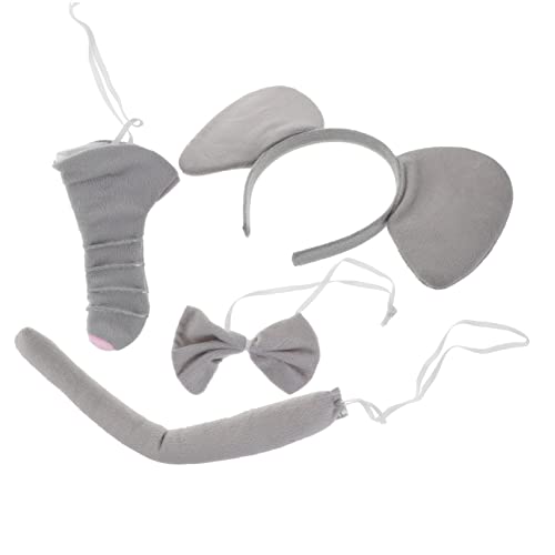 VALICLUD 1 Satz Elefant -kopfschmuck Set Zubehör Für Elefantenkostüme Entzückendes Elefantenkostüm Cosplay Ohren Stirnband Elefantenstirnband Elefantenohren Kostüm Grau Stoff VALICLUD 1 Satz Elefant -kopfschmuck Set Zubehör Für Elefantenkostüme Entzückendes Elefantenkostüm Cosplay Ohren Stirnband Elefantenstirnband Elefantenohren Kostüm Grau Stoff von VALICLUD
