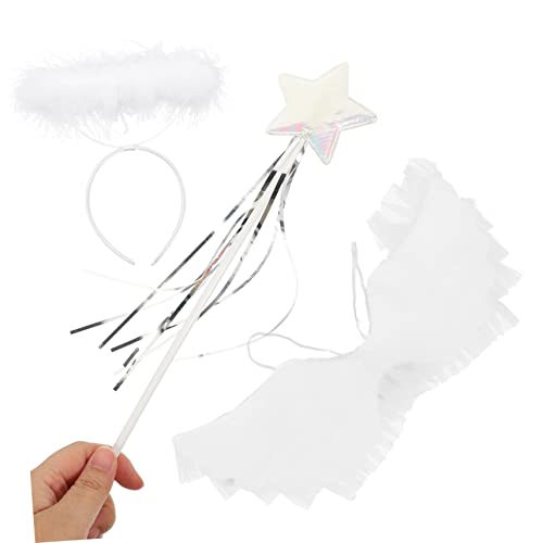 VALICLUD 1 Satz Engel-Cosplay Flügel-Outfits Ballettröckchen Kaninchen Frauen Fee halloween costume halloween kleidung zauberstab Kopfschmuck Requisiten Engel Cosplay Haarband Plastik Weiß VALICLUD 1 Satz Engel-Cosplay Flügel-Outfits Ballettröckchen Kaninchen Frauen Fee halloween costume halloween kleidung zauberstab Kopfschmuck Requisiten Engel Cosplay Haarband Plastik Weiß von VALICLUD