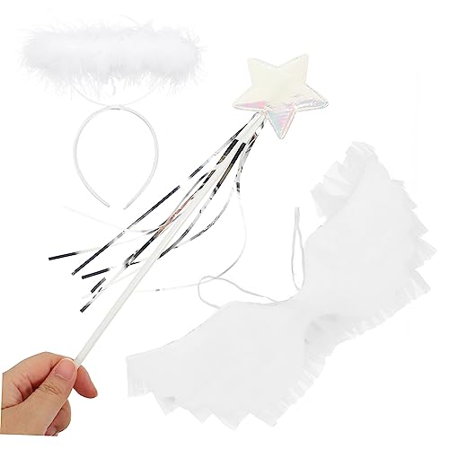 VALICLUD 1 Satz Engel-Cosplay Wunder Zauberstäbe Figur Flügel-Outfits Rave Kostüm halloween costume halloween kleidung zauberstab Engel Cosplay Flügel Engel Cosplay Requisiten Stoff Weiß VALICLUD 1 Satz Engel-Cosplay Wunder Zauberstäbe Figur Flügel-Outfits Rave Kostüm halloween costume halloween kleidung zauberstab Engel Cosplay Flügel Engel Cosplay Requisiten Stoff Weiß von VALICLUD