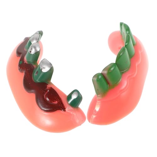 VALICLUD 1 Satz Festliche Dressingfälle Cosplay- Halloween-Accessoires Requisiten für Kostümpartys halloween zähne Halloween Honstration Szenenzubehör gefälschte Klammer von VALICLUD