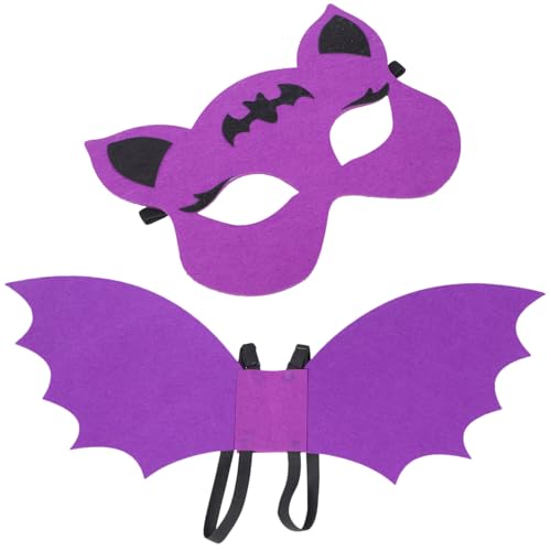 VALICLUD 1 Satz Fledermauskostüm Halloween Kinderkostüme Schläger Cosplay Flügel hallowen masks masquerade Verkleidung faschingkostüme Fledermaus Kostüm für Fledermaus Maske Vlies VALICLUD 1 Satz Fledermauskostüm Halloween Kinderkostüme Schläger Cosplay Flügel hallowen masks masquerade Verkleidung faschingkostüme Fledermaus Kostüm für Fledermaus Maske Vlies von VALICLUD
