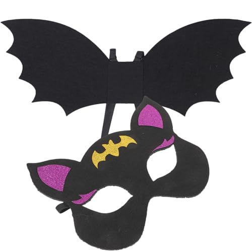 VALICLUD 1 Satz Fledermauskostüm Maskerade Kinderkostüme Skelettkinder Party Kostüm halloween costume halloween kleidung Fledermausmaske für Cosplay Cosplay-Fledermaus-Kostüm Vlies VALICLUD 1 Satz Fledermauskostüm Maskerade Kinderkostüme Skelettkinder Party Kostüm halloween costume halloween kleidung Fledermausmaske für Cosplay Cosplay-Fledermaus-Kostüm Vlies von VALICLUD