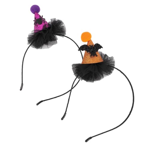 VALICLUD 1 Satz Halloween Haarband Teufelshaarreif mit Spinnen und Fledermausdesign Verstellbar für Erwachsene für Halloween und Cosplay Partys Mysterio Dekoration für Familie von VALICLUD